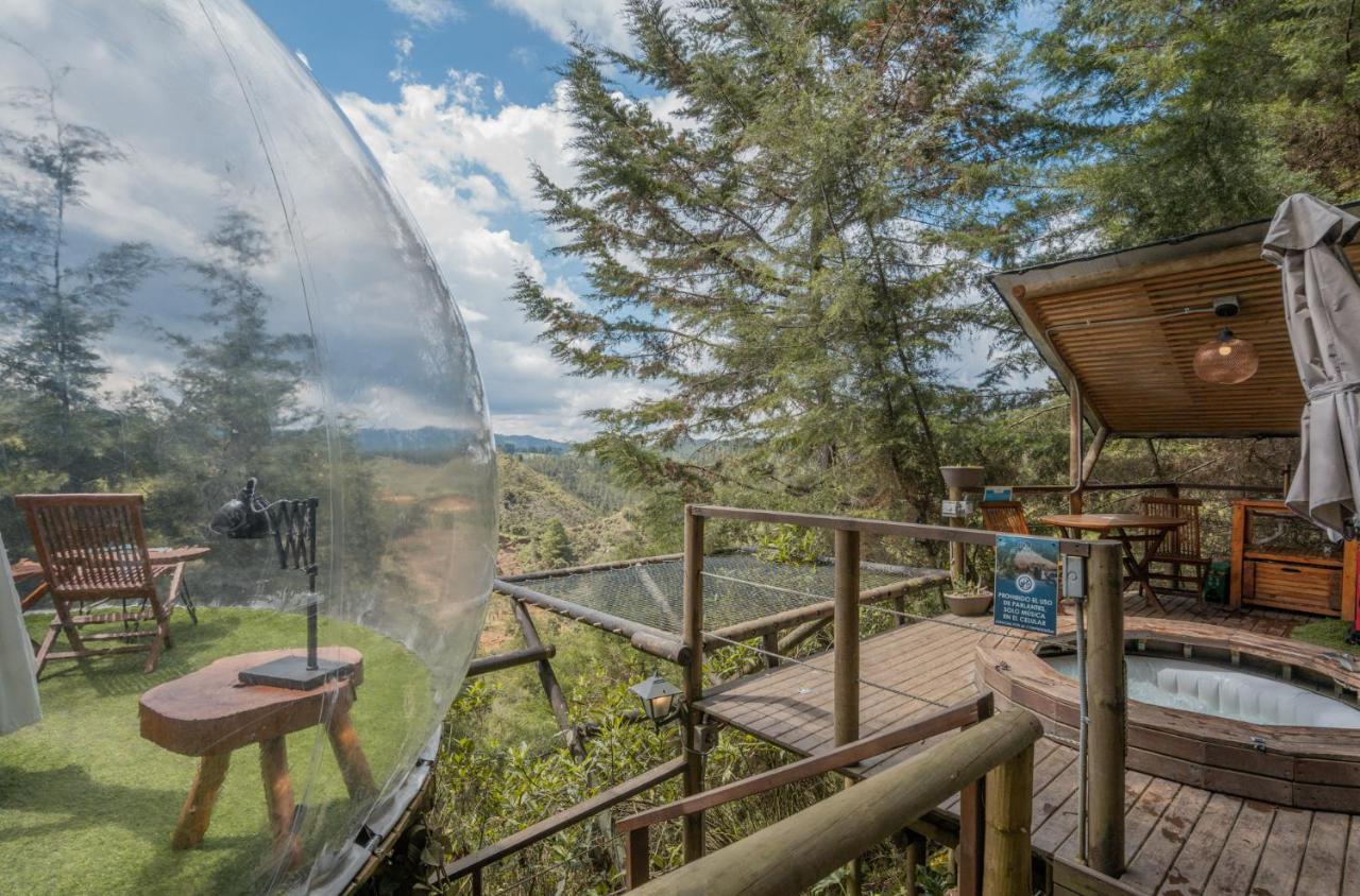 Hotel Bubblesky Glamping 40 Min From Medellin El Retiro  Esterno foto