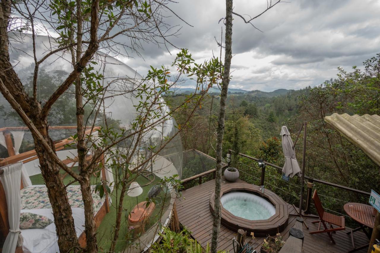 Hotel Bubblesky Glamping 40 Min From Medellin El Retiro  Esterno foto