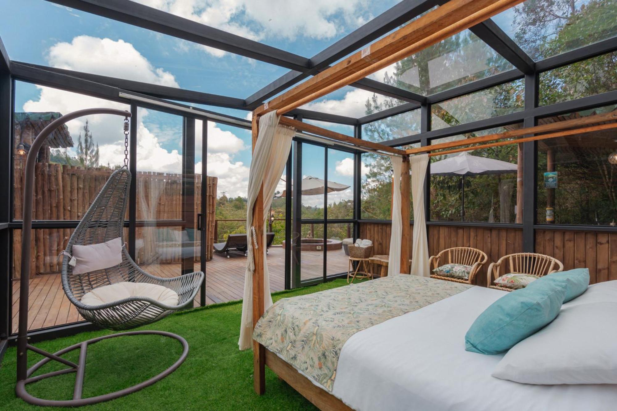 Hotel Bubblesky Glamping 40 Min From Medellin El Retiro  Esterno foto