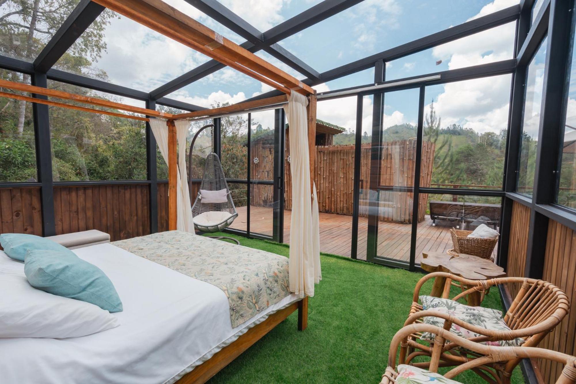 Hotel Bubblesky Glamping 40 Min From Medellin El Retiro  Esterno foto